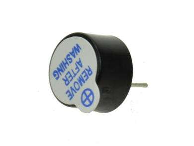 Electromagnetic buzzer; HCM1005/KPX EM; 80 dB; 3÷7V; 20mA; dia. 10mm; 2,3kHz; through hole (THT); 5; with built in generator; pins; 9mm