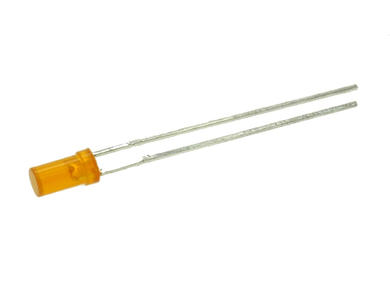 Dioda LED; L-424EDT; 3mm; pomarańczowy; 3÷5mcd; 100°; dyfuzyjna; pomarańczowa; cylindryczna; 2V; 30mA; 627nm; przewlekany (THT); Kingbright; RoHS
