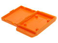 Enclosure; multipurpose; NUB705017OR; ABS; 70mm; 50,4mm; 17mm; orange; mounting flange; snap; Gainta; RoHS