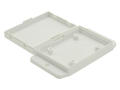 Enclosure; multipurpose; NUB705017WH; ABS; 70mm; 50,4mm; 17mm; white; snap; mounting flange; Gainta; RoHS