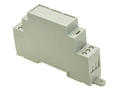 Enclosure; DIN rail mounting; D1MG; ABS; 18,1mm; 90,2mm; 57,5mm; light gray; snap; Gainta; -20...+80°C; RoHS; no gasket