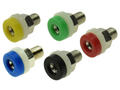 Banana socket; 2mm; 24.106.3; yellow; screwed; 11mm; 10A; 60V; nickel plated brass; ABS; Amass; RoHS; 2.007.Y