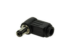 Plug; 2,5mm; DC power; 5,5mm; 9,0mm; WDC25-55K9; angled 90°; for cable; solder; plastic; RoHS