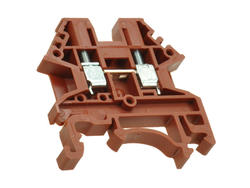 Connector; DIN rail mounted; DK2.5N-RD; red; screw; 0,34÷2,5mm2; 20A; 600V; 1 way; Dinkle; RoHS