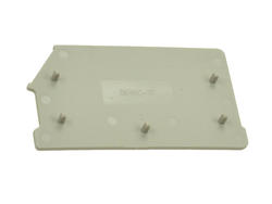 End cover; for DIN rail terminal blocks; DK4NC-TF; grey; Dinkle; RoHS