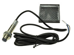 Sensor; photoelectric; G12-3B1PA; PNP; NO; mirror reflective type; 1m; 10÷30V; DC; 200mA; cylindrical metal; fi 12mm; with 2m cable; Greegoo; RoHS