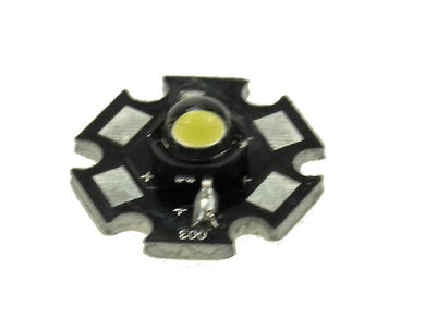 Power LED; EBN11EAC-1; blue; 10,7lm; 120°; star; 3,2V; 350mA; 1W; 465nm; surface mounted; Honglitronic