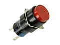 Switch; push button; LAS1-AY-11Z/R/12V; ON-ON; red; LED 12V backlight; red; solder; 2 positions; 5A; 250V AC; 16mm; 30mm; Onpow