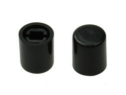 Cap; SC006-B; black; round; 9mm; 10,2mm; 3,3x3,3mm; RoHS