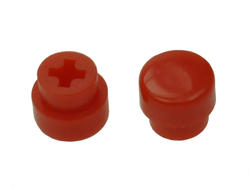 Cap; SC017-R; red; mushroom; round; 8,3mm; 7,1mm; 2,5mm; RoHS
