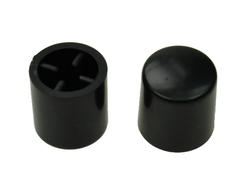 Cap; SC016-B; black; round; 11,8mm; 12,4mm; 3,3x3,3mm; RoHS