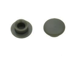 Cap; SC014-GR; grey; round; mushroom; 8mm; 4mm; 3mm; RoHS