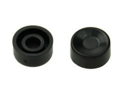 Cap; SC010-B; black; round; 10mm; 5,3mm; 3,5mm; RoHS