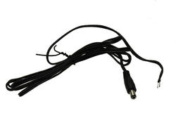 Plug with cable; 2,5mm; DC power; 5,5mm; 9,0mm; ACP-14/2.5A; straight; with 1,5m cable; plastic; RoHS