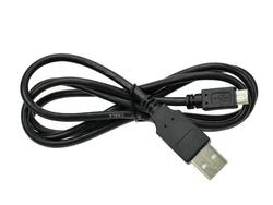 Kabel; USB; K46800; wtyk microUSB; wtyk USB-A; 1m; czarny; okrągły; PVC; Goobay; RoHS