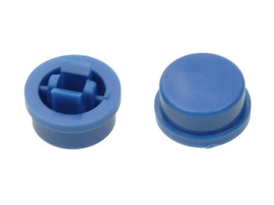Klawisz; TSC12-RBL; niebieski; okrągły; 12,8mm; 5,9mm; 3,2x3,7mm; RoHS