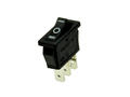 Switch; rocker; MR3H30C6BBNWC; ON-OFF-ON; 1 way; black; no backlight; bistable; 4,8x0,8mm connectors; 6,8x19mm; 3 positions; 10A; 250V AC; Canal