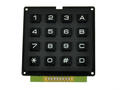 Keypad; multipurpose; KB1604-PNB; plastic; black; 16 buttons; 64x65mm; 20mA; 24V DC; Accord; RoHS
