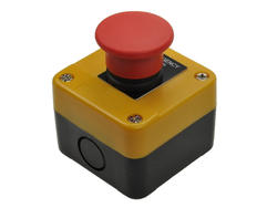 Switch; safety; push button; SALB164H29; ON-(OFF); mushroom; 1 way; red; no backlight; momentary; screw; 5A; 600V AC; Howo