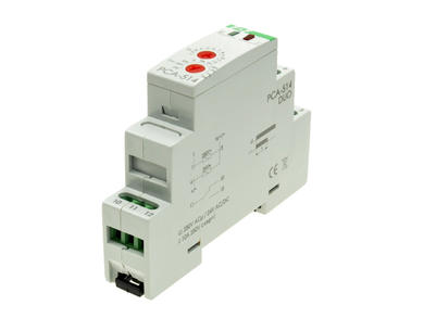 Przekaźnik; czasowy; PCA-514 DUO; 24 / 230V; AC; DC; jednofunkcyjny; 1 styk przełączny; <10A; <10A; na szynę DIN35; F&F