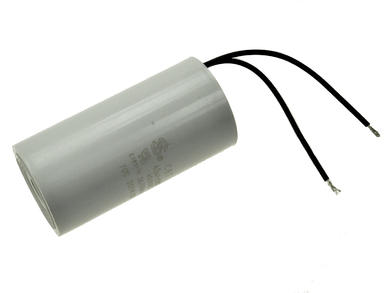 Capacitor; motor; 40uF; 450V; C61 40uF/450V 10%Pbf; fi 50x100mm; with cable; S-cap; RoHS