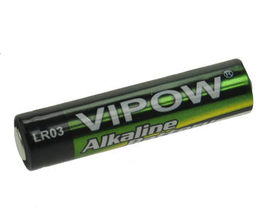 Bateria; alkaliczna; LR03 AAA; 1,5V; VIPOW; R3 AAA
