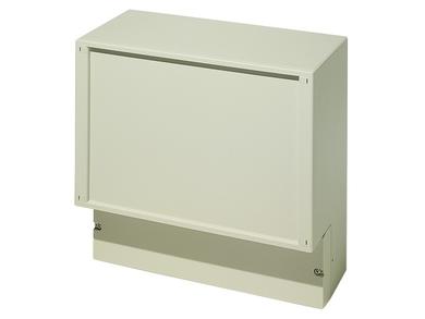 Enclosure; dual-compartment; RCP 310 F; ABS; 296mm; 261mm; 112mm; IP65; light gray; recessed area on cover; Bopla; RoHS