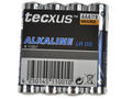 Battery; alkaline; LR03 AAA; 1,5V; shrink-pack; fi 10,3x44,5mm; TECXUS; R3 AAA