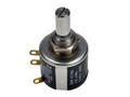 Potentiometer; helipot; shaft; multi turns; 534 1k; 1kohm; linear; 5%; 2W; axis diam.6,00mm; 12,7mm; metal; smooth; 10; wire-wound; solder; Vishay; RoHS