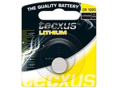 Bateria; litowa; CR1220; 3V; 35mAh; blister; fi 12,5x2mm; TECXUS; 1220