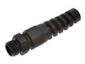 Cable gland with grommet; BS-M12BK; polyamide; IP68; black; M12; 3,5÷7mm; with metric thread; LappKabel; RoHS