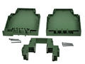 Enclosure; DIN rail mounting; DEGH-03P; polyamide; 79mm; 25mm; 105,8mm; green; Dinkle; -40...+105°C; RoHS; no gasket