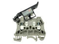 Fuse socket; DK4-TFL220(5X20); diam.5x20mm; DIN rail mounted; 16A; 250V AC; Dinkle; RoHS