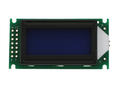 Display; LCD; alphanumeric; CBC008002E00-BIW-R; 8x2; white; Background colour: blue; LED backlight; 38mm; 16mm; AV-Display; RoHS