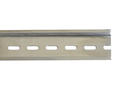 DIN rail TS35 with holes; SM35/65cm; 0,65m; galvanised steel; gray