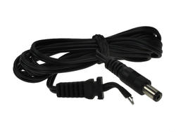 Plug with cable; 2,5mm; used; DC power; 5,5mm; 9,5mm; WDC25-55P; straight; with 1,5m cable; plastic