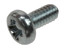 Screw; WWKM24; M2; 4mm; 6,5mm; cylindrical; philips (+); galvanised steel; RoHS