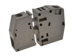 Connector; panel mounted; PPACN-10Z; grey; 0,5÷16mm2; screw; horizontal; 65A; 300V; 1 way; for panel; Dinkle; RoHS