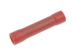 Connector; ferrule; insulated; KRIBSR; red; straight; for cable; 0,5÷1,5mm2; tinned; crimped; 1 way