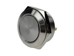 Switch; push button; GQ19S-F-10J/S; OFF-(ON); 1 way; no backlight; momentary; panel mounting; 2A; 36V DC; 19mm; IP65; Onpow; RoHS