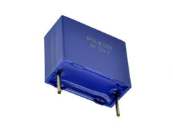 Capacitor; polyester; MKT; 1uF; 250V DC/160V AC; PCMT468; PCMT46842105; 5%; 8,5x15x18mm; 15mm; bulk; -55...+105°C; Pilkor; RoHS