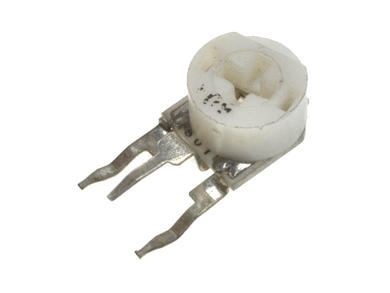 Potentiometer; mounting; single turn; vertical; RM-s2,5x5-221; 220ohm; linear; 30%; 0,1W; through-hole (THT); cermet; RM063; Cermet; RoHS