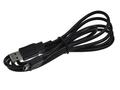 Cable; USB; miniUSB; USB-A plug; miniUSB plug; 1,5m; black; round; PVC; Goobay; RoHS