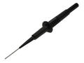 Test probe; 20.155.2; black; 1mm; pluggable (4mm banana socket); 1A; 600V; 129,5mm; safe; stainless steel; PA; Amass; RoHS
