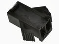 Socket; signal; KSF02; 2 ways; 1x2; straight; 2,50mm; for cable; black; latch; 1A; 250V; Connfly; RoHS