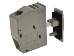 Connector; panel mounted; PPACN-10AS; grey; 0,5÷16mm2; screw; 65A; 300V; 1 way; for panel; Dinkle; RoHS