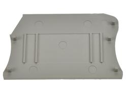 End cover; for DIN rail terminal blocks; DK4C-TF(5X20); grey; Dinkle; RoHS