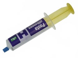 Silicone paste; thermally conductive; H/25g AGT-056; 25g; paste; syringe; AG Termopasty; 0,88W/mK