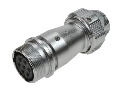 Socket; WF20K7ZE1; 7 ways; solder; 2,0mm2; 9-10,5mm; for cable; IP67; 10A; 500V; Weipu; RoHS