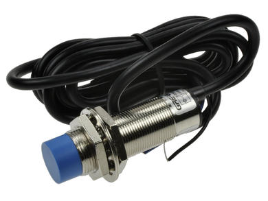 Sensor; inductive; LM18-33016PA-L; PNP; NO; 16mm; 10÷30V; DC; 200mA; cylindrical metal; fi 18mm; 70mm; not flush type; with 2m cable; Greegoo; RoHS